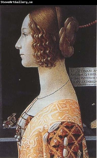 Sandro Botticelli Domenico Ghirlandaio,Portrait of Giovanna Tornabuoni